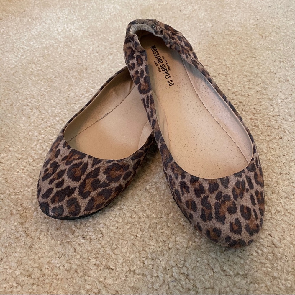 Cheetah print flats